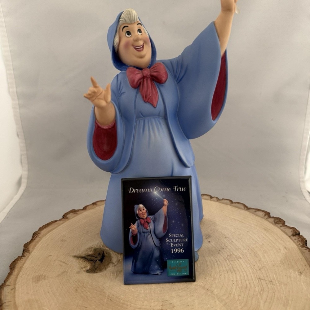 WDCC Disney Original Cinderella's Fairy Godmother "Bibbidi Bobbidi Boo! Box&COA